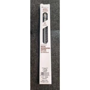 NEW COATS & CLARK Heavy Jacket 20" Metal Separating Zipper black NIB F25A/20/2